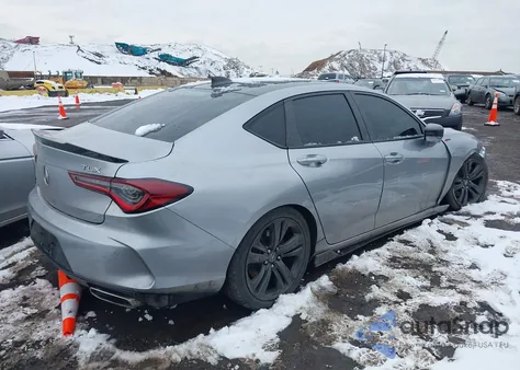 2021 Acura Tlx A-Spec Package из США, поврежденный, VIN 19UUB5F53MA007148